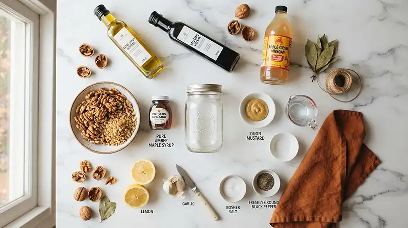 Toasted Walnut Balsamic Dressing 2 easy homemade toasted walnut for everyday salad bowls