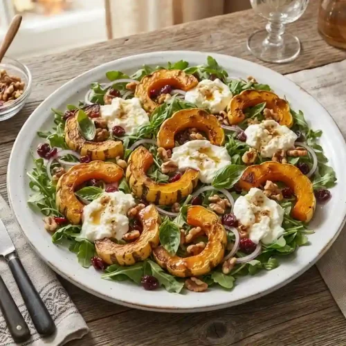 Roasted Honeynut Burrata Walnut Salad 5 Roasted Honeynut Burrata Walnut Salad