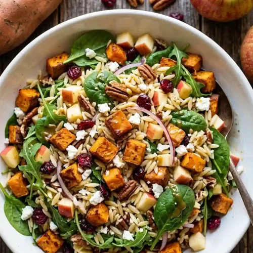 Roasted Sweet Potato Apple Orzo Salad 5 Roasted Sweet Potato Apple Orzo Salad