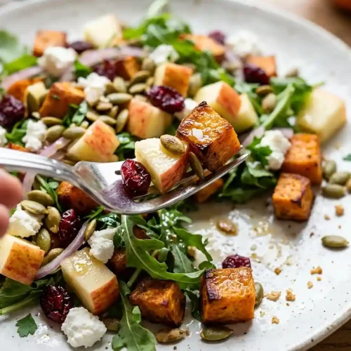 Sweet Potato Apple Pepita Salad