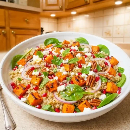 Sweet Potato Pomegranate Quinoa Salad 5 Sweet Potato Pomegranate Quinoa Salad