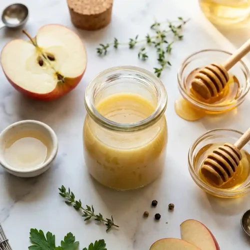 White Balsamic Apple Vinaigrette