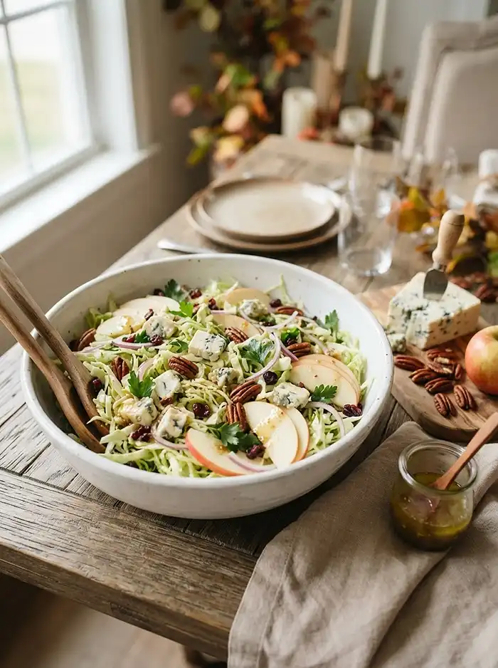 Apple Cabbage Gorgonzola Salad 4 beautiful apple cabbage gorgonzola for peak fall entertaining