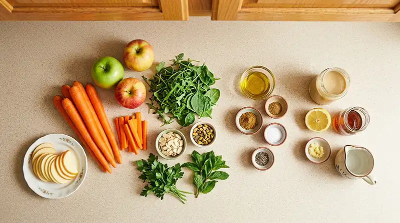 carrot apple salad for fall