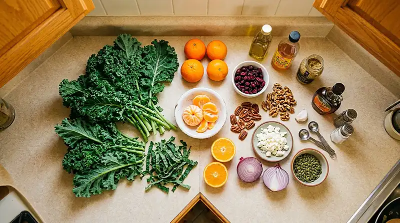 Cranberry Clementine Kale Salad 2 cranberry clementine salad for fall