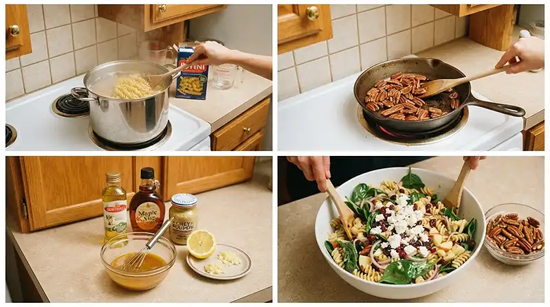 Cranberry Goat Cheese Rotini Salad 3 cranberry goat pasta salad idea