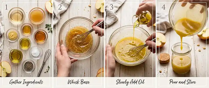 creamy flavorful balsamic apple for fall lunch salads