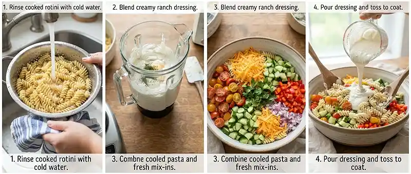Cottage Cheese Ranch Rotini Salad 3 crowd pleasing cheese ranch for labor day leftovers