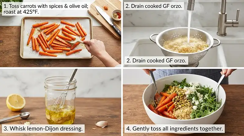 Roasted Carrot Pistachio Orzo Salad 3 crowd pleasing pistachio orzo for labor day leftovers
