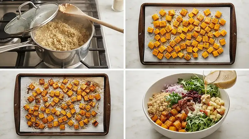 crowd pleasing quinoa cranberry for labor day leftovers