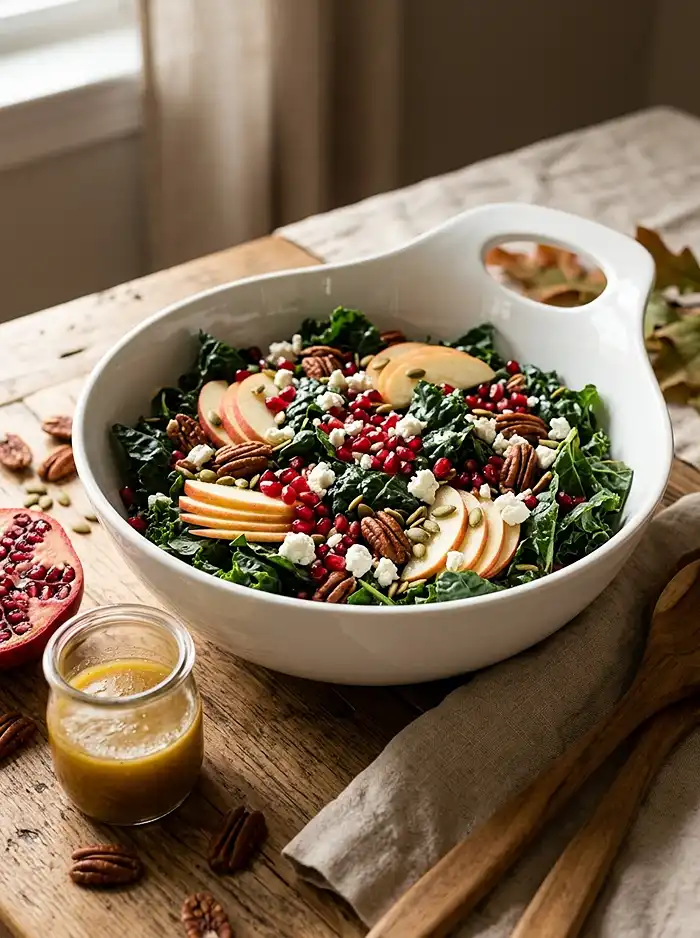 Baby Kale Pomegranate Crunch Salad 4 easy baby kale pomegranate for back to school lunches