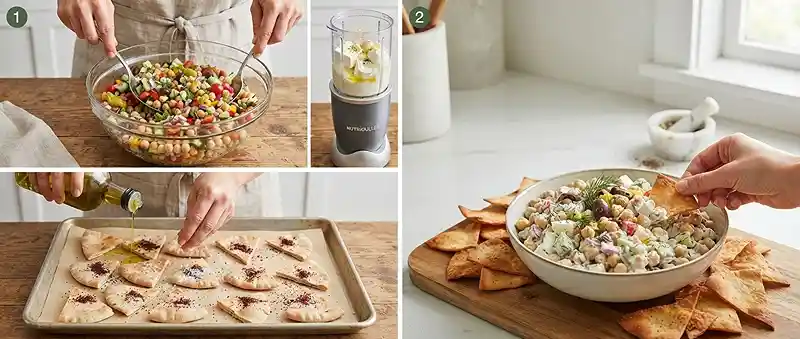 Chickpea Scoopable Salad 3 easy chickpea salad