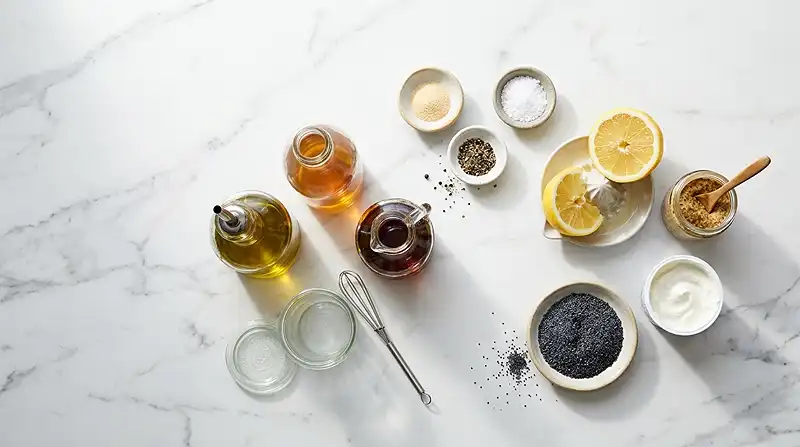 Maple Poppy Seed Dressing 2 easy homemade maple poppy for everyday salad bowls