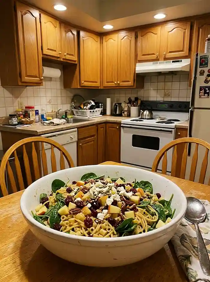 Cranberry Pecan Ditalini Salad 4 easy november potluck side dish
