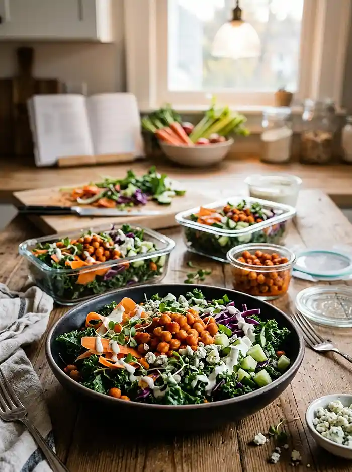 easy weeknight salad dinner idea