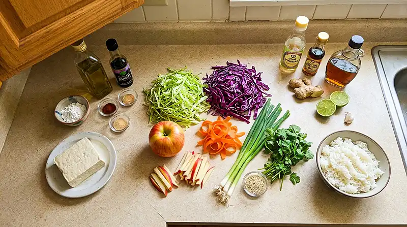 easy weeknight salad dinner idea