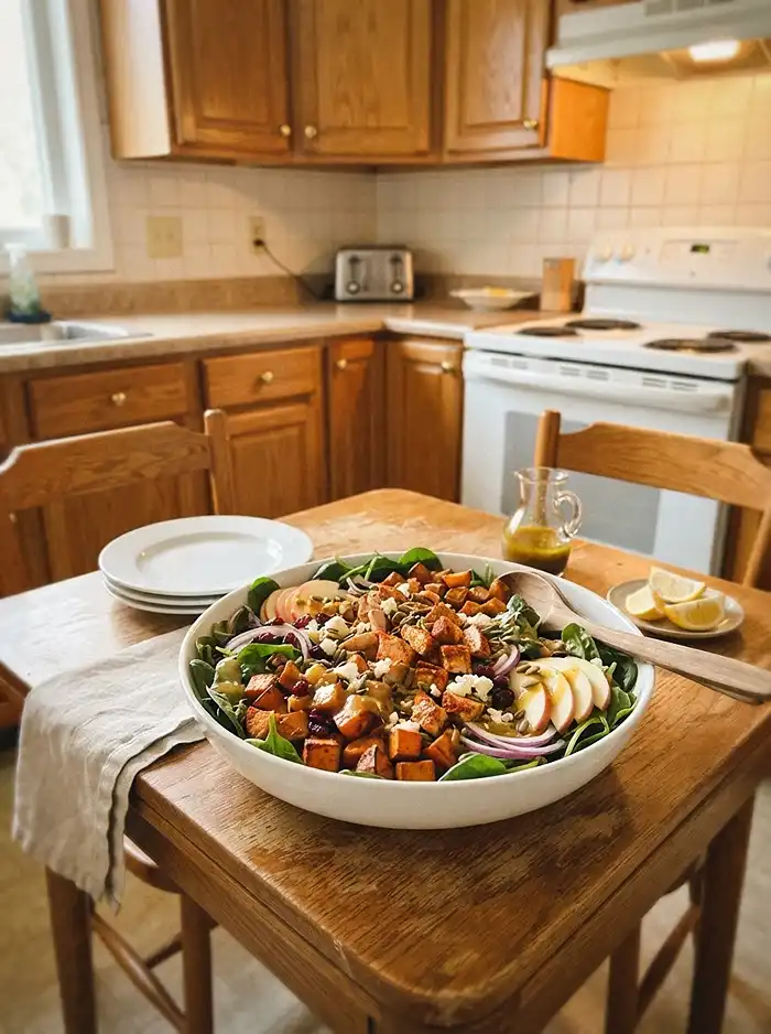 Smoky Turkey Sweet Potato Salad 4 easy weeknight salad dinner idea