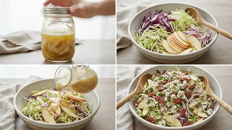 Apple Cabbage Gorgonzola Salad 3 fresh cabbage gorgonzola for colorful harvest tables