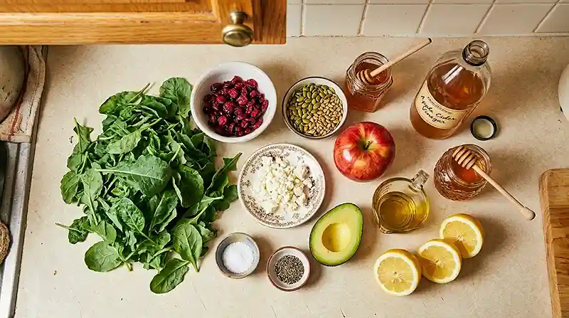 Baby Kale Cranberry Seed Salad 2 fresh november salad for lunch