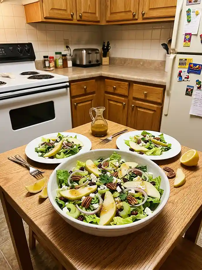 Romaine Pear Celery Crunch Salad 4 fresh november salad for lunch