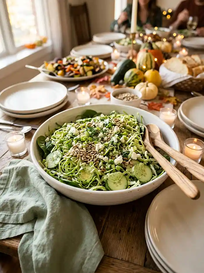 Green Goddess Brussels Ribbon Salad 4 fresh november salad for lunch