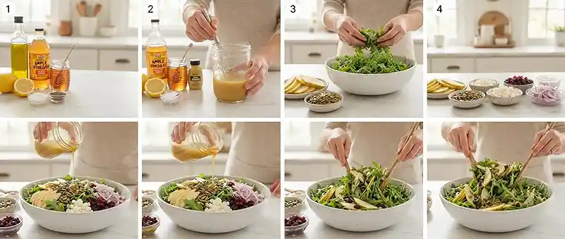 fresh pear pepita for simple dinner salads