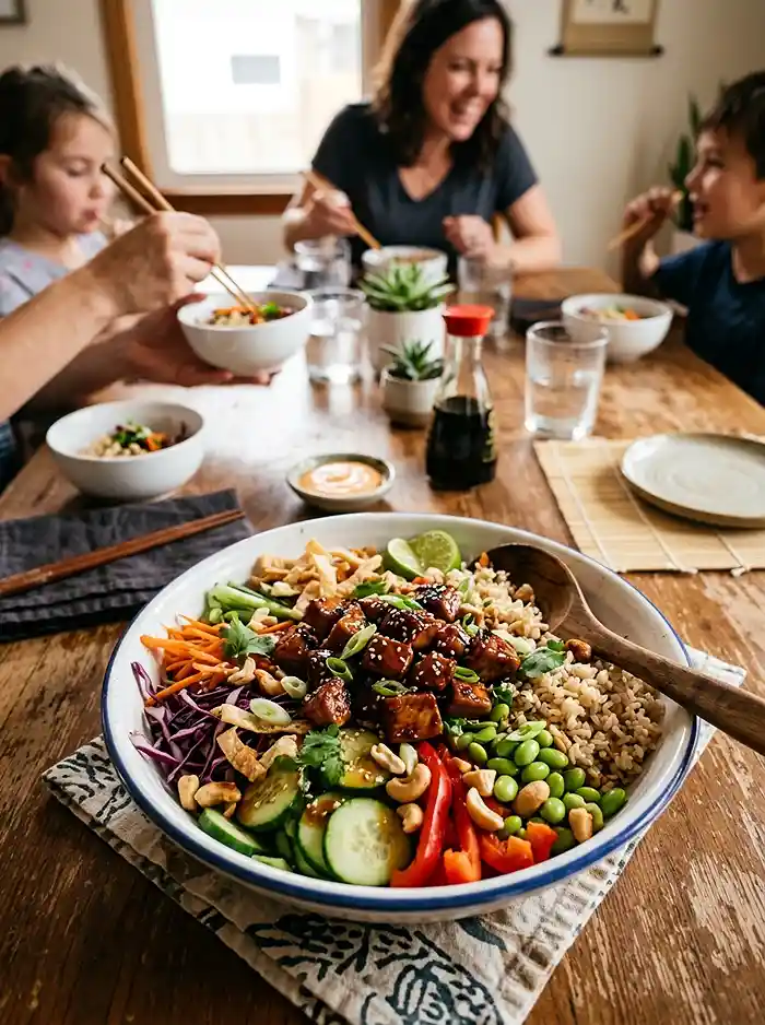 hearty teriyaki turkey rice for busy fall evenings