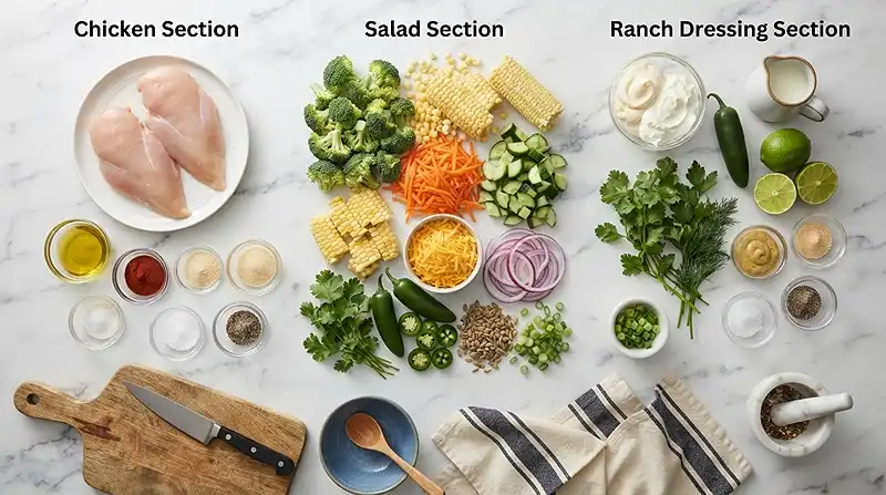 Jalapeno Ranch Chicken Broccoli Salad 2 high protein jalapeno ranch for easy weeknight dinners