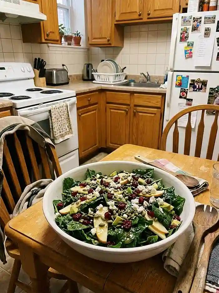 Baby Kale Cranberry Seed Salad 4 kale cranberry green salad idea