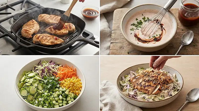 make ahead chicken brussels for lunch box meal prep