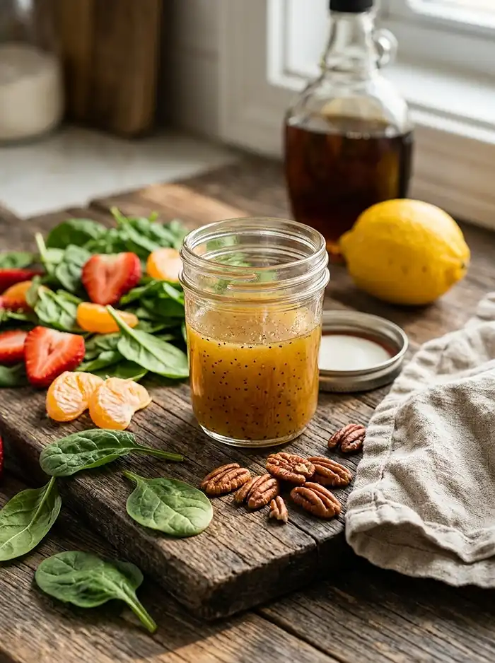 Maple Poppy Seed Dressing 4 make ahead maple poppy seed for weeknight dinner salads