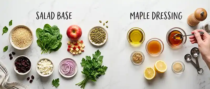 Maple Pumpkin Seed Couscous Salad 2 make ahead maple pumpkin for football tailgate spreads