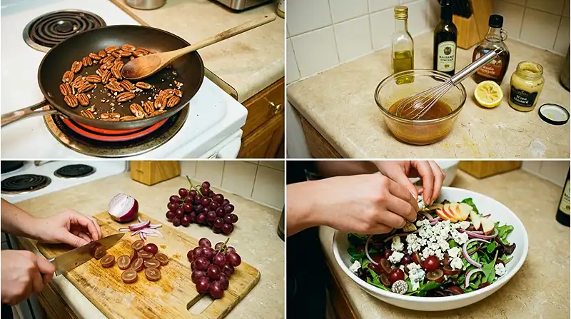 Harvest Grape Gorgonzola Greens Salad 3 make ahead thanksgiving side salad