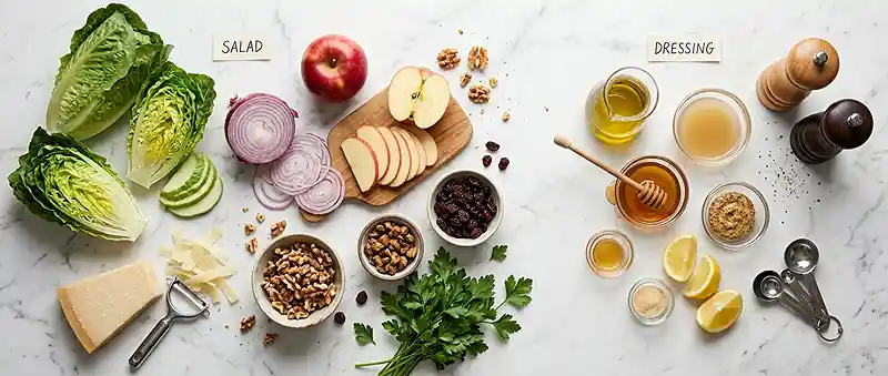 Shaved Romaine Apple Onion Salad 2 romaine apple green salad idea