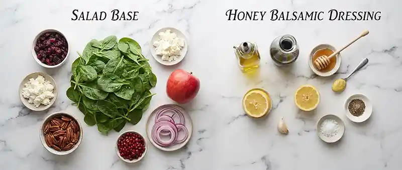 spinach cranberry green salad idea