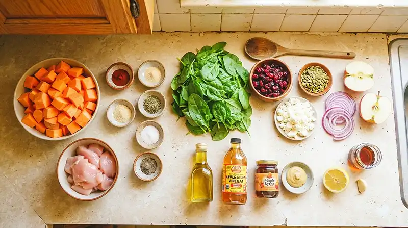 Smoky Turkey Sweet Potato Salad 2 turkey potato protein salad bowl